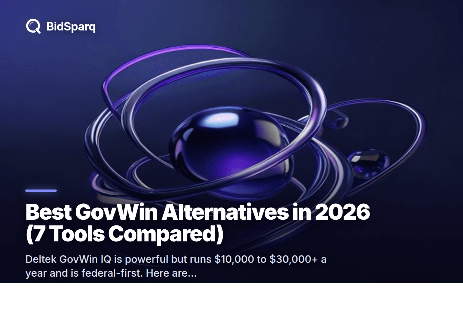 Best GovWin Alternatives in 2026 (7 Tools Compared)