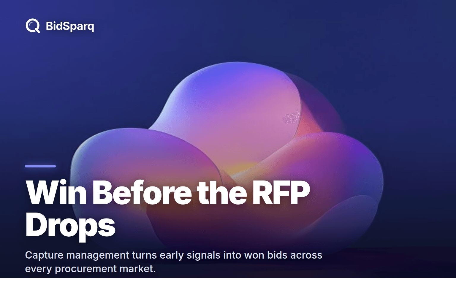 Capture Management: Win Bids Before the RFP Drops