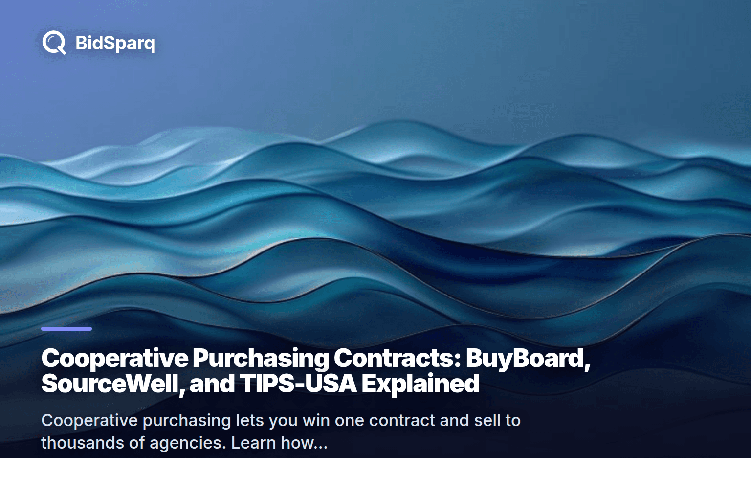 Cooperative Purchasing Contracts: BuyBoard, SourceWell, and TIPS-USA Explained