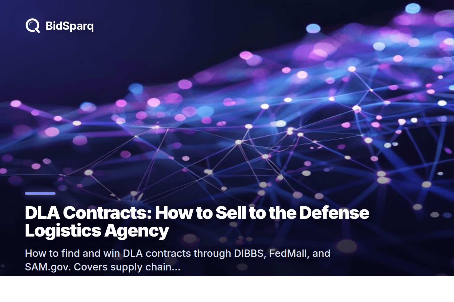 DLA Contracts: How to Sell to the Defense Logistics Agency