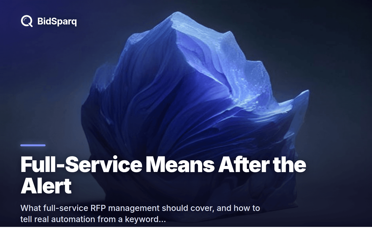 Full-Service RFP Management Solutions: What They Fix