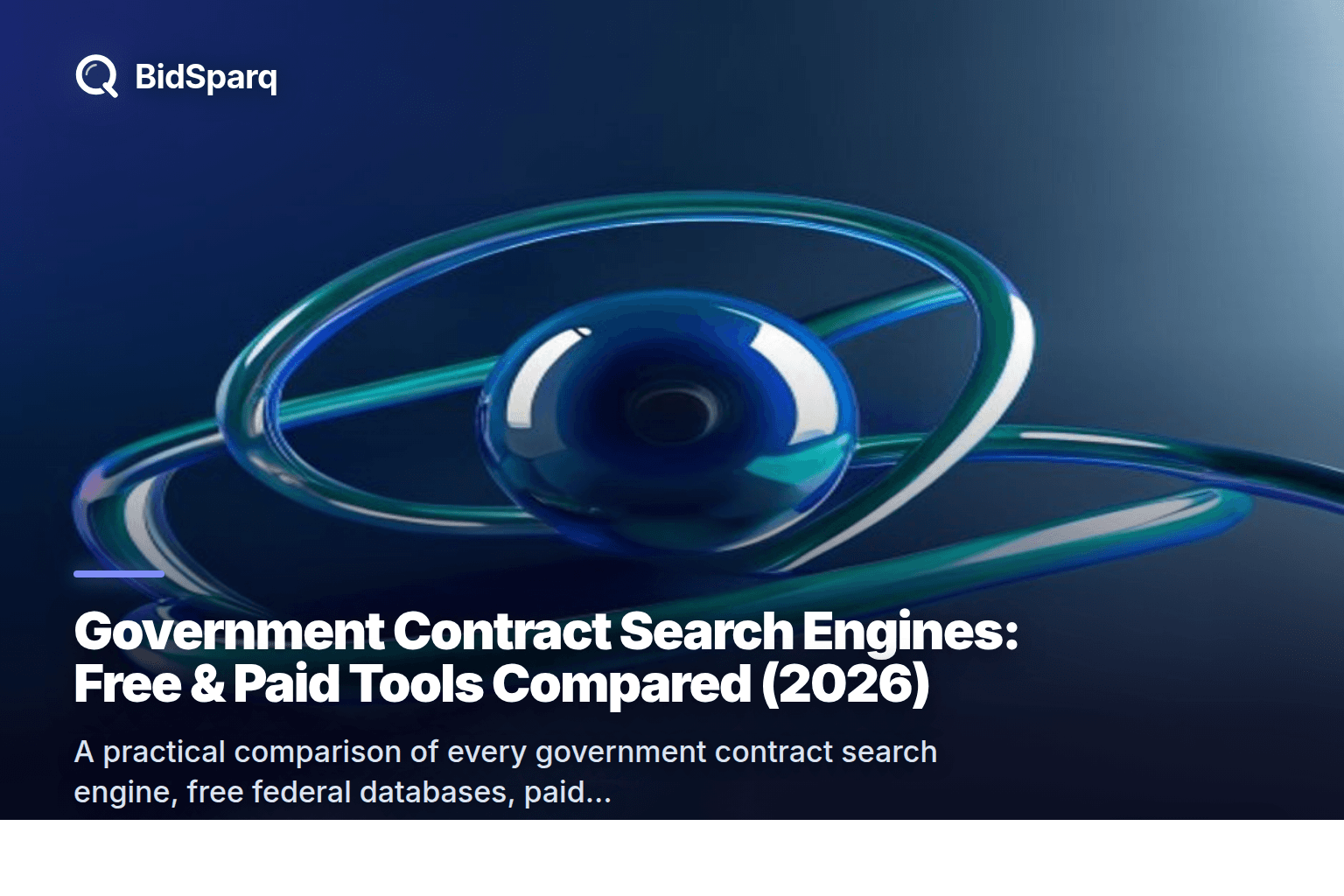 Government Contract Search Engines: Free & Paid Tools Compared (2026)
