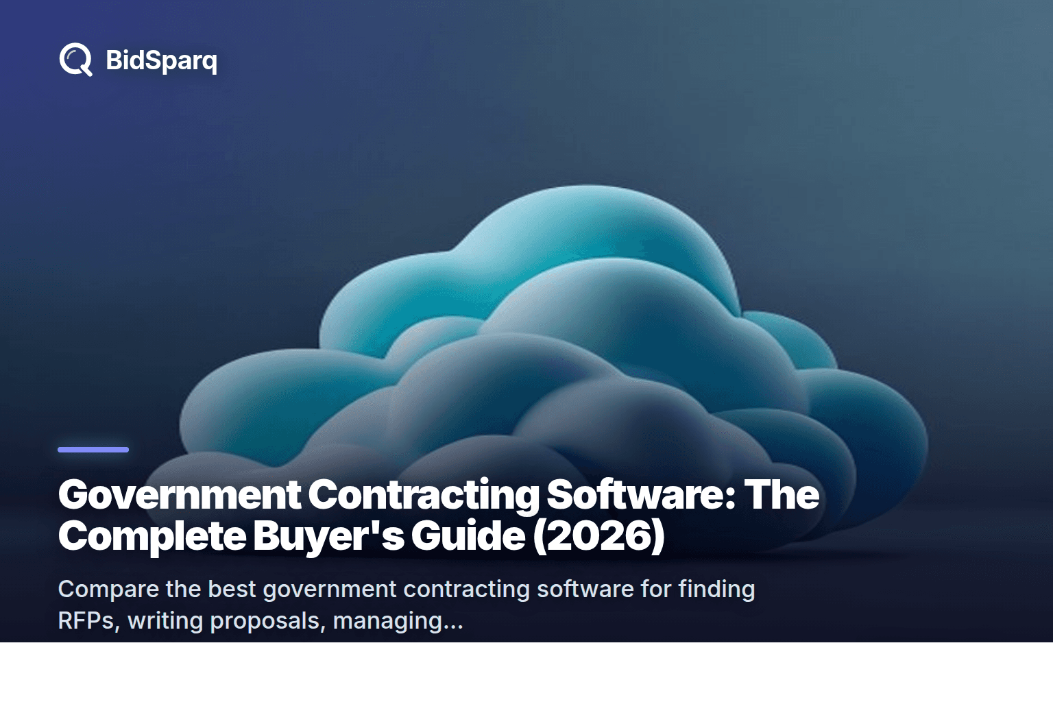 Government Contracting Software: The Complete Buyer's Guide (2026)