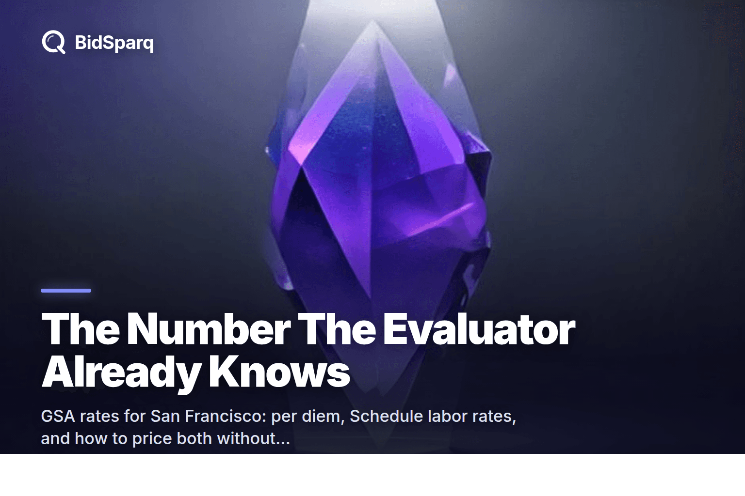GSA Rates San Francisco: What Bidders Must Price In
