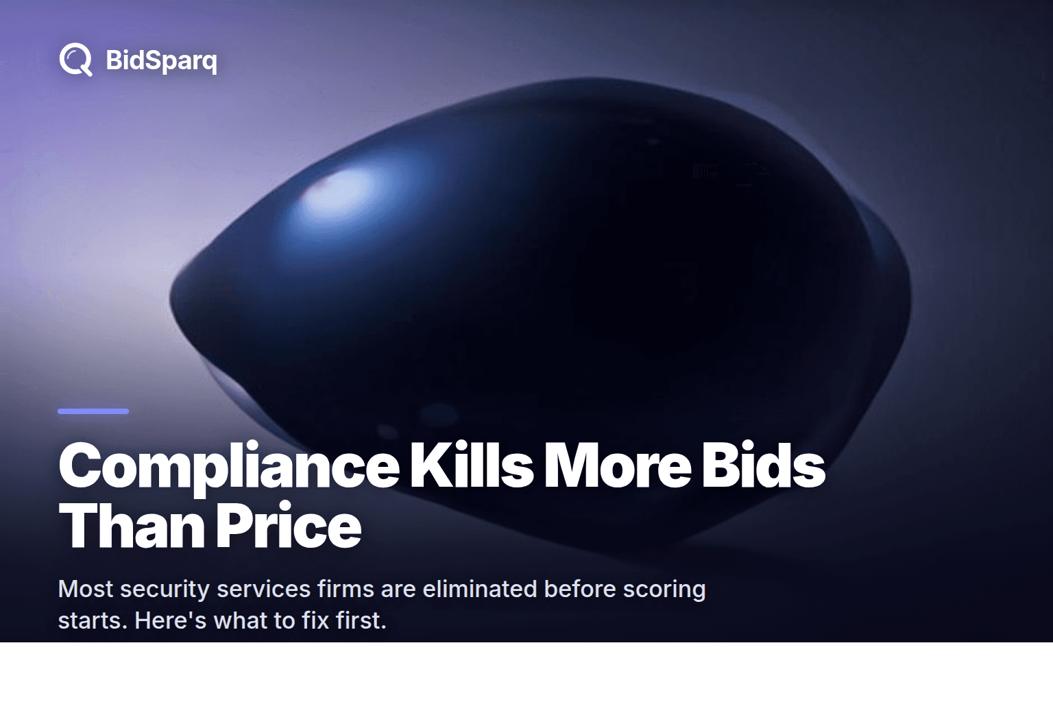 Security Services RFP: The Compliance Gap Costs You