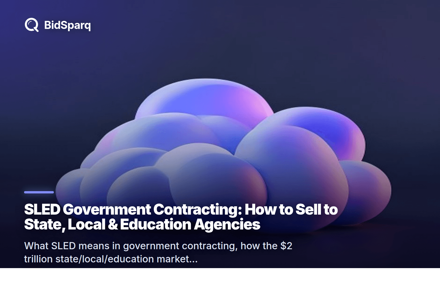 SLED Government Contracting: How to Sell to State, Local & Education Agencies