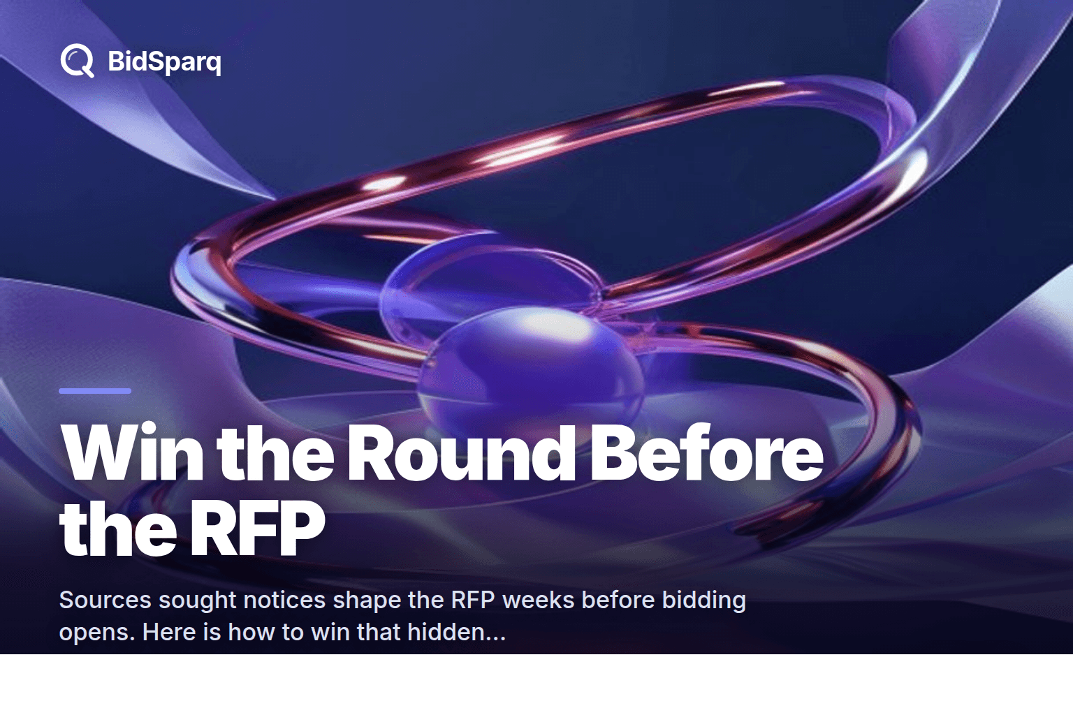 Sources Sought Notice: The Quiet Pre-RFP You Shouldn't Skip