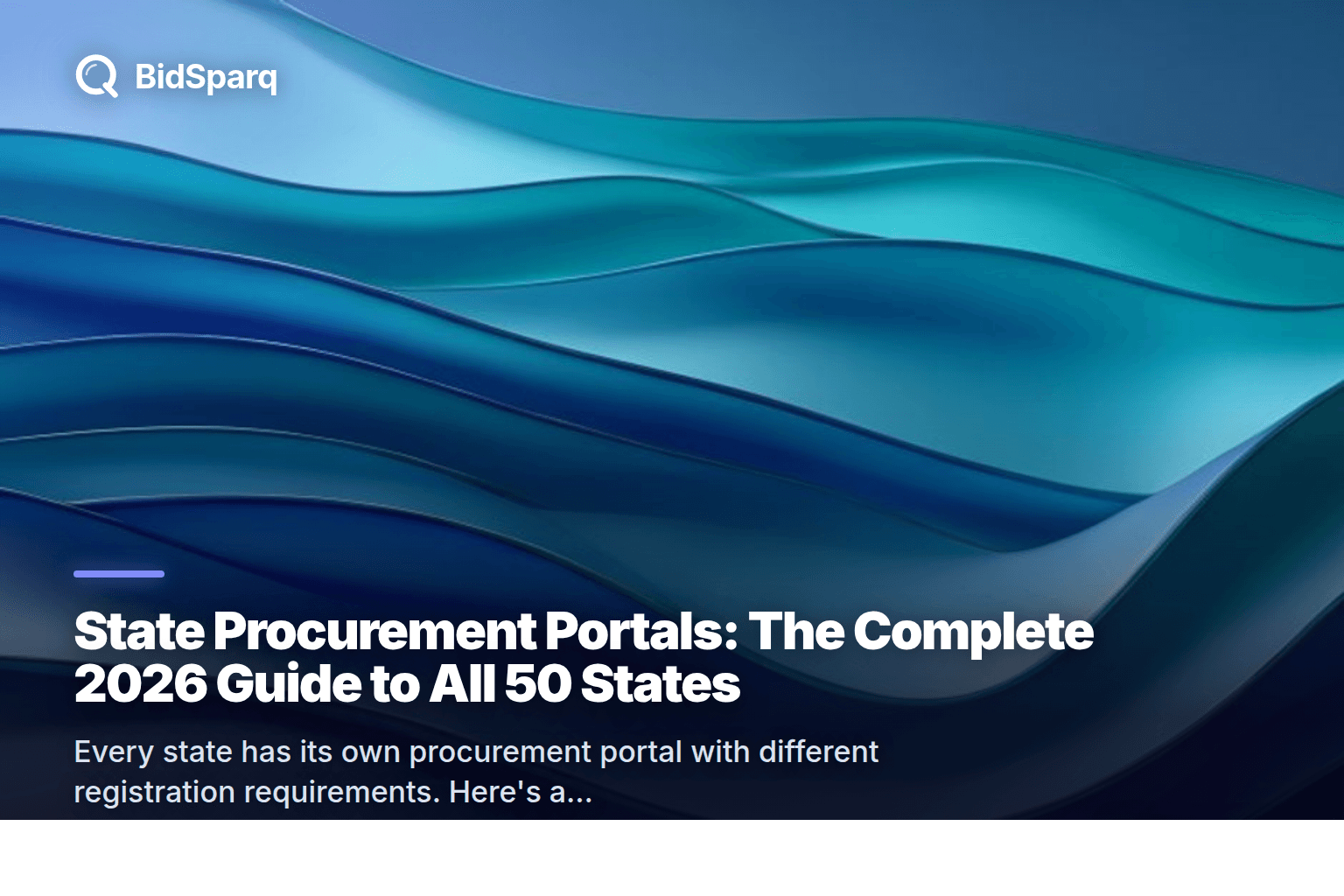 State Procurement Portals: The Complete 2026 Guide to All 50 States