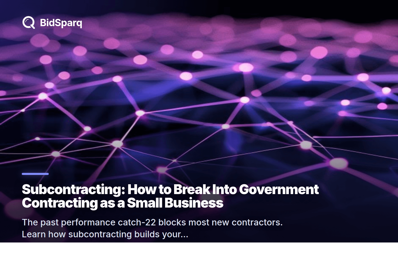 Subcontracting: How to Break Into Government Contracting as a Small Business