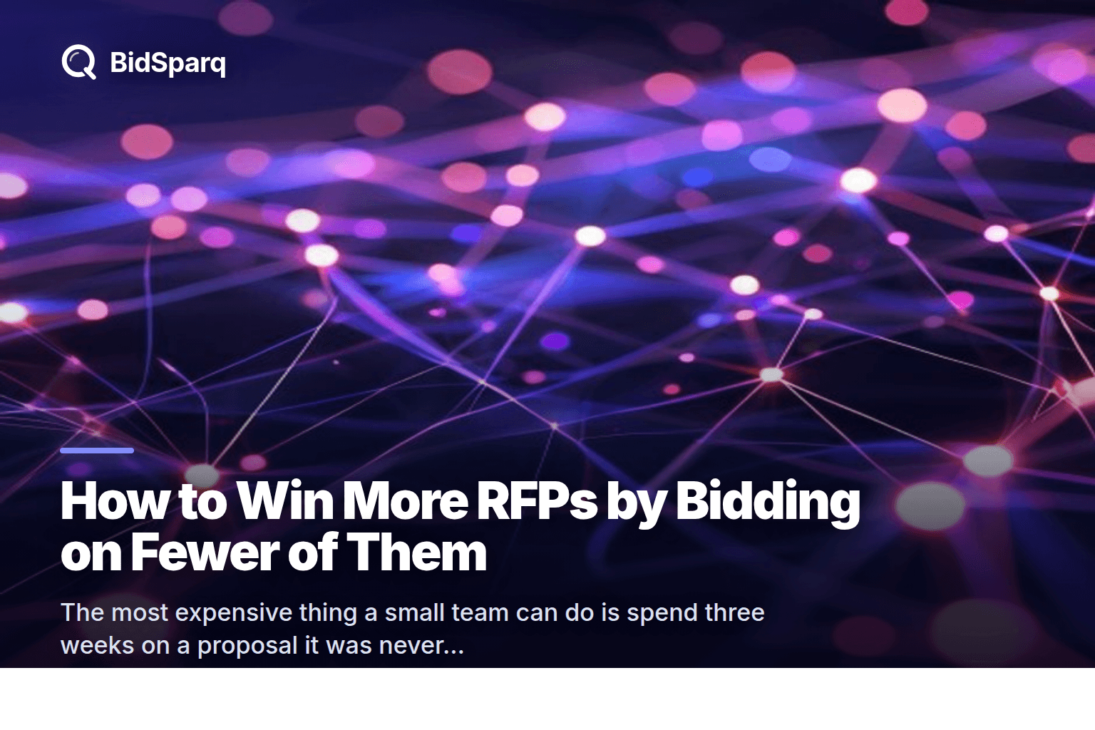 How to Decide Which RFPs to Bid On (and Win More)
