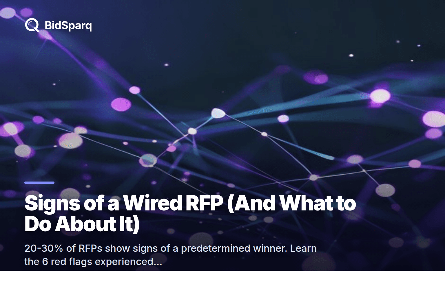Signs of a Wired RFP (And What to Do About It)