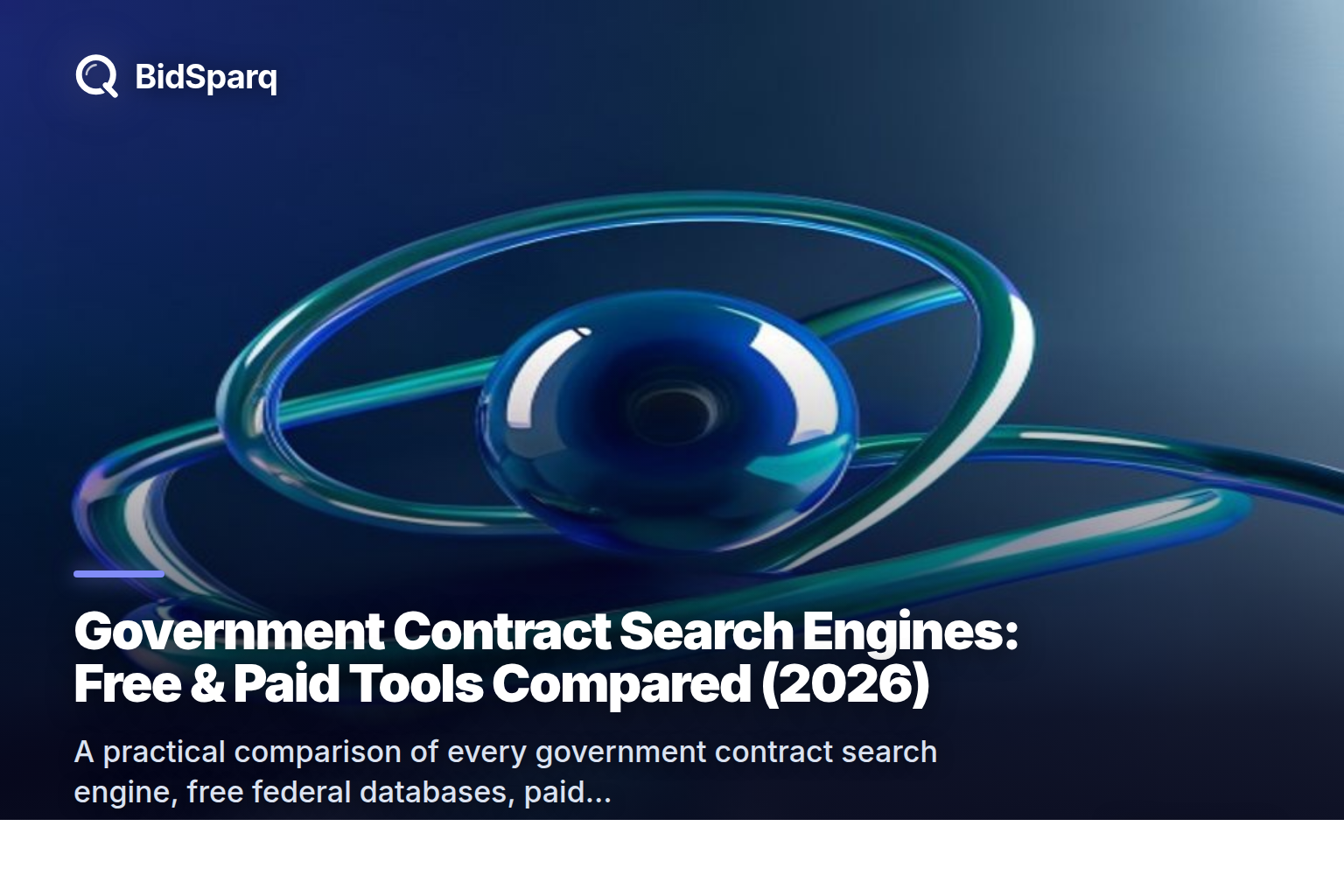 Government Contract Search Engines: Free & Paid Tools Compared (2026)