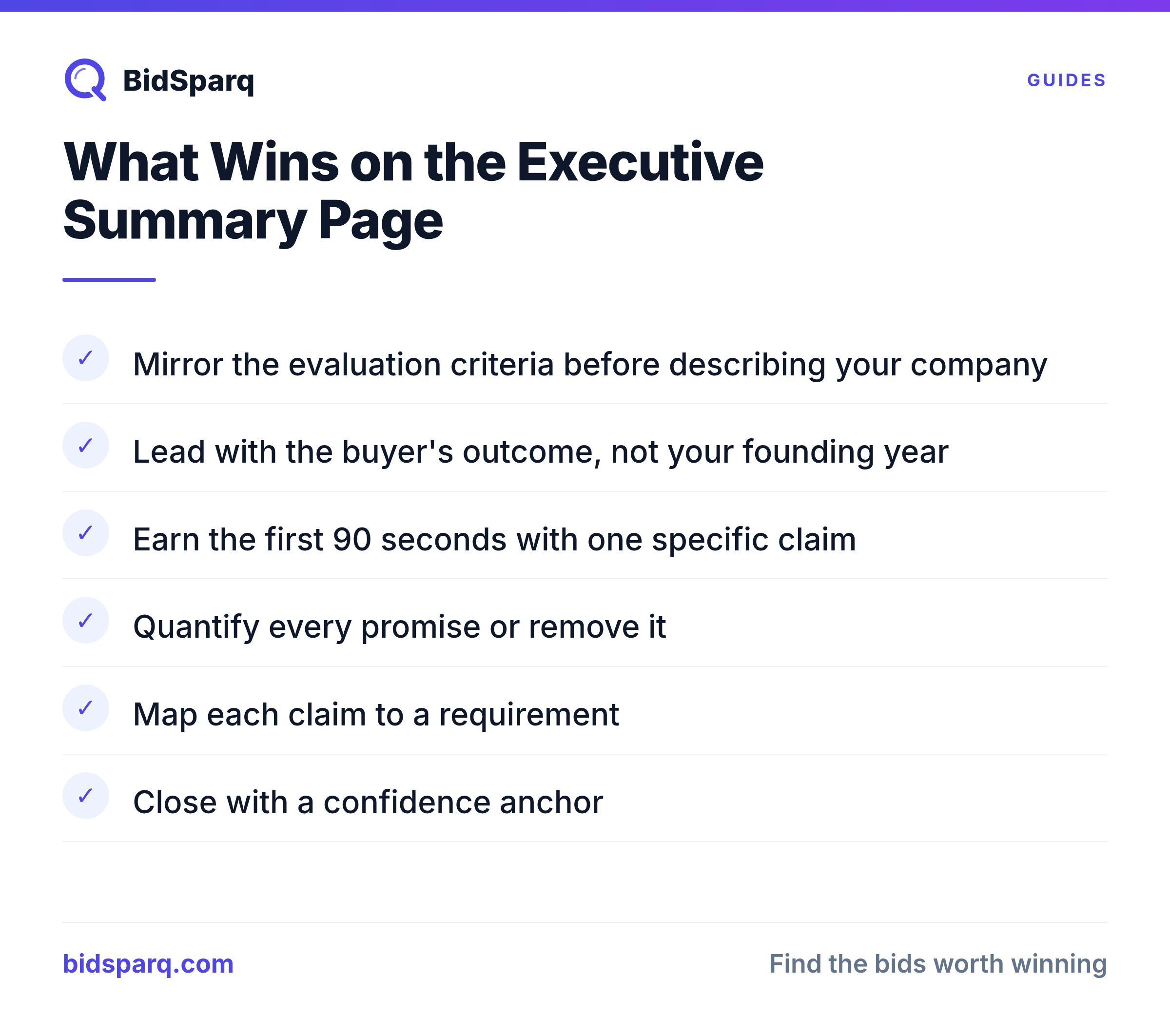 RFP Executive Summary: Win the Evaluator in 90 Seconds