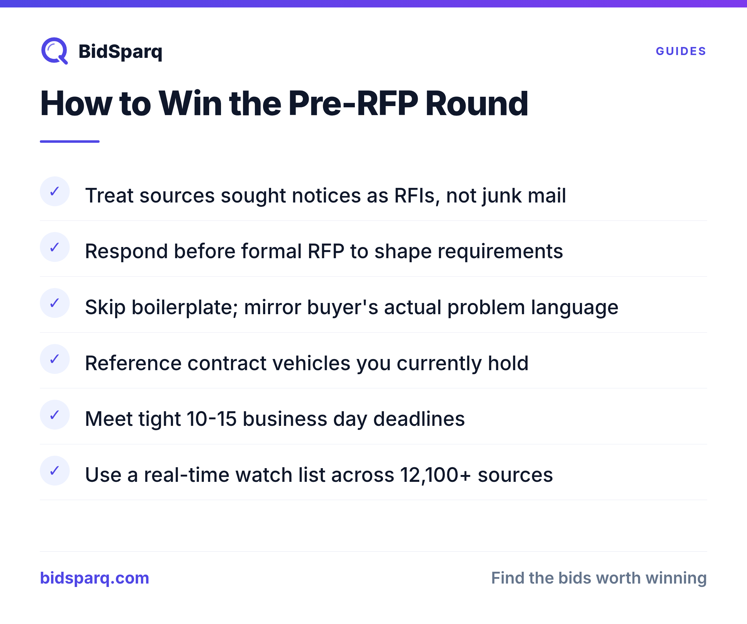 Sources Sought Notice: The Quiet Pre-RFP You Shouldn't Skip