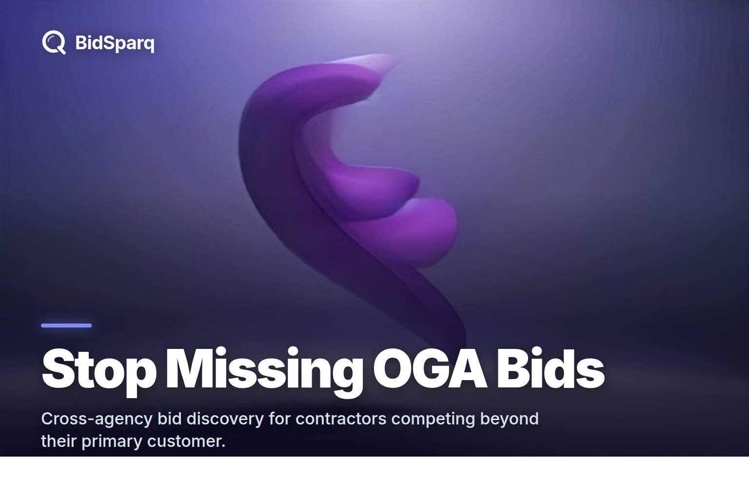 OGA Contractor: Stop Missing Cross-Agency Bids